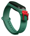 Hurtel Strap Xmas tmavo zelená / Remienok / XIAOMI Mi Band 3/4 / Vianočné / darček