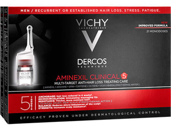 VICHY Dercos Aminexil Clinical 5 pre mužov 21 x 6 ml