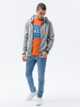 Pánska mikina Ombre Sweatshirt Grey Melange