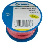Conrad Components 606261 vedenie vo vozidlách, FLRY-B, 1 x 2.50 mm², červená, 10 m; 606261