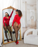 Sexi pančuchy s mašľami 12-4149 - InStylefashion UNI černá