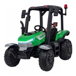 Mamido Detský elektrický traktor BLAST s prívesom 2x200W zelený