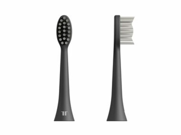 TESLA SMART Toothbrush TS200 Brush Heads čierna / náhradná hlavica / 2 ks (TSL-PC-TS200BACC)