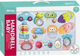 CHIPOLINO Sada hrkálok s hryzátkami Animals 12ks / od narodenia (DRN02460886)