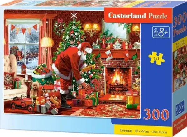 Castorland 030538 Puzzle Santova špeciálna roznáška