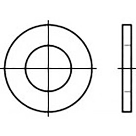 Podložka 11 mm 20 mm ocel 1000 ks TOOLCRAFT TO-6853956; TO-6853956