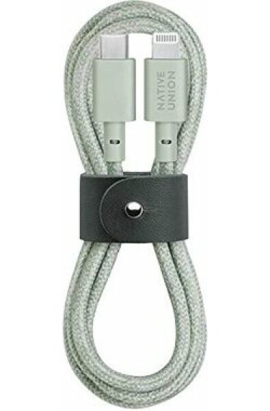 Native Union Belt Cable USB-C - Lightning 1.2m zelená (BELT-CL-GRN-2-NP)