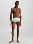 Pánske boxerky LOW RISE TRUNK 2PK 000NB2599A GXH bielo-zelené - Calvin Klein L