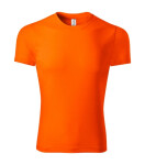 Tričko Pixel unisex neónovo oranžové 3XL