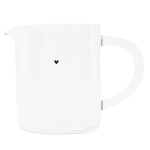 Bastion Collections Sklenený džbánik Black Heart