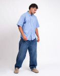 Carhartt WIP Brandon Pant Blue marble used wash L