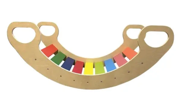 2Kids Toys Montessori dúhová hojdačka veľká