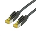 Secomp 21.05.9556 RJ45 sieťové káble, prepojovacie káble CAT 6A S/FTP 5.00 m čierna dvojžilový tienený, bez halogénov, samozhášavý 1 ks; 21.05.9556