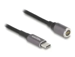 DeLock Nabíjací kábel USB-C - magnetický 8-Pin konektor / Napájací kábel / 1,8 m (80780)