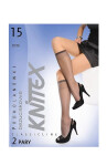 Dámske ponožky 2PACK 15 den Classic 15 den - NOQ Knittex UNI perlová