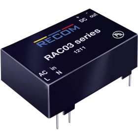 Sieťový zdroj AC/DC do DPS RECOM RAC03-12SC 12 V/DC 0.25 A 3 W; 20000799