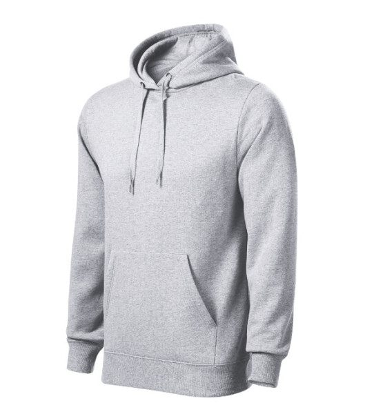 Pánska mikina s kapucňou svetlo šedá 3XL
