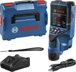 BOSCH D-tect 200 C Professional Aku / Detektor / hĺbka: 200 mm / IP 5X / 1x aku 2.0 Ah Li- ION / nabíjačka (0601081601)