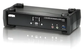 Aten 2- Port KVMP Switch / 3× DisplayPort / 4K 4096×2160 / USB / Audio (CS1922-AT-G)
