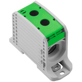 Weidmüller 2502770000 priechodná svorka 37.50 mm skrutkovací sivá, zelená 1 ks; 2502770000