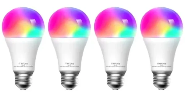 Meross Chytrá LED žiarovka MSL120 WiFi (HomeKit) 4ks (MSL120DAHQUA-EU)
