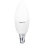 LEDVANCE 4058075575813 LED En.trieda 2021 G (A - G) E14 sviečkový tvar 4.9 W = 37 W teplá biela (Ø x d) 39 mm x 114 mm ovládanie cez mobilnú aplikáciu 1 ks; 4058075575813