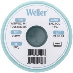 Weller WSW SC M1 spájkovací cín bez olova cievka Sn0,7Cu 500 g 0.8 mm; T0051387599