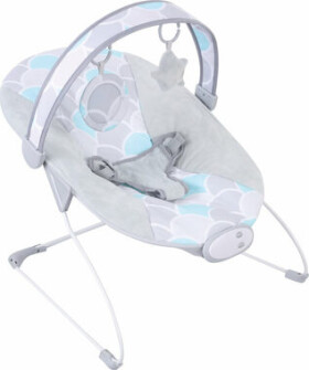FreeON Dojčenské lehátko vibrujúce Enjoy Blue / od narodenia / do 9 kg (152185)