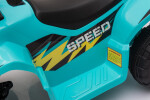 Mamido Mamido Detská elektrická štvorkolka pre najmenších Speed Junior 6V 7Ah modrá