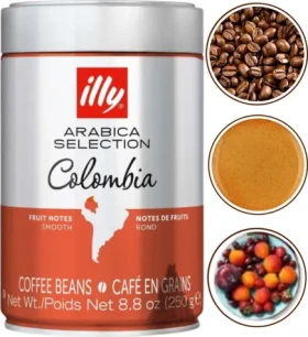 Illy Arabica Selection Colombia 250 g / Zrnková káva / Kolumbia (8003753104904)