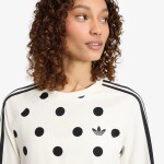 Tričko adidas Polka Dots Slim Long Sleeve Long-Sleeve Top Off White M