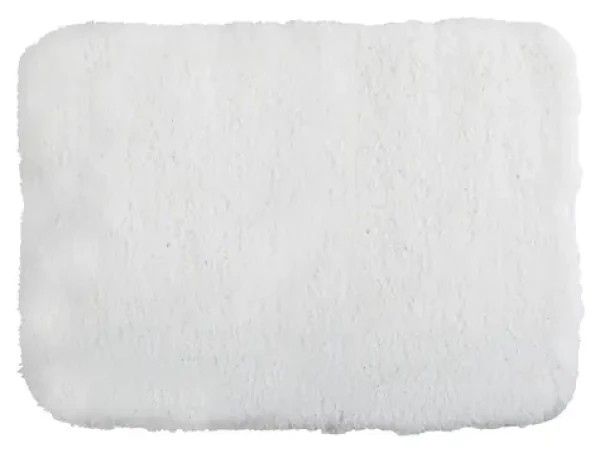 MSV Kúpeľňová predložka MICROFIBER biela / 40 x 60 cm / polyester / protišmyková
