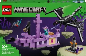 LEGO® Minecraft™ 21264 Drak z Enderu a loď z Endu