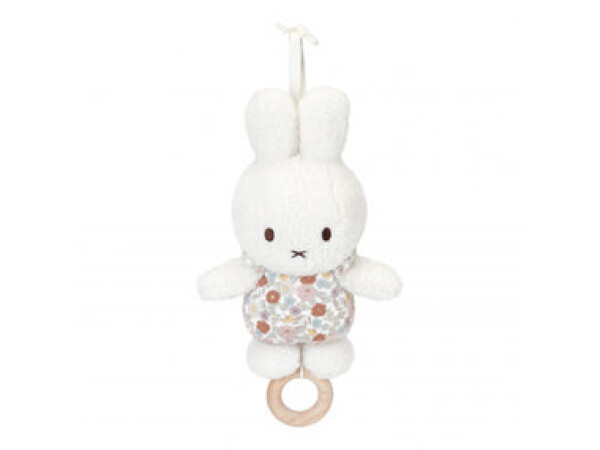 Little Dutch Hudobný zajačik Miffy Vintage Kytičky