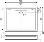 KERRA - Vanička univerzálna VICTOR 120x90/14 cm 5907548113672
