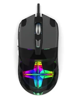 Inca IMG-355GX čierna / Herná myš / drôtová / optická / 7200 DPI / 6 tlačidiel / RGB (IMG-355GX)