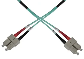 OEM SC-SC / Optický patch kábel / Duplex / MM 50/125 OM3 / Modrá / 5m (8595589813230)