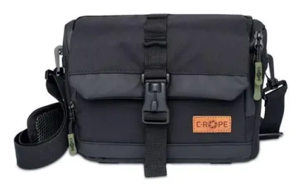 C-ROPE V3 čierna / Fotopúzdro / Polyester / 250 × 160 × 180 mm / s popruhom (CRP-PKT-M-BLK)
