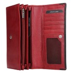 Dámska kožená peňaženka Lagen 50400 Red/Black