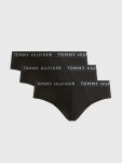 Pánske slipy 3-PACK ESSENTIAL BRIEFS UM0UM022060TE čierna Tommy Hilfiger