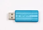 Verbatim Store #39;n#39; Go PinStripe 32GB modrá / Flash Disk / USB 2.0 / čítanie: 12MBs / zápis: 5MBs (49057)