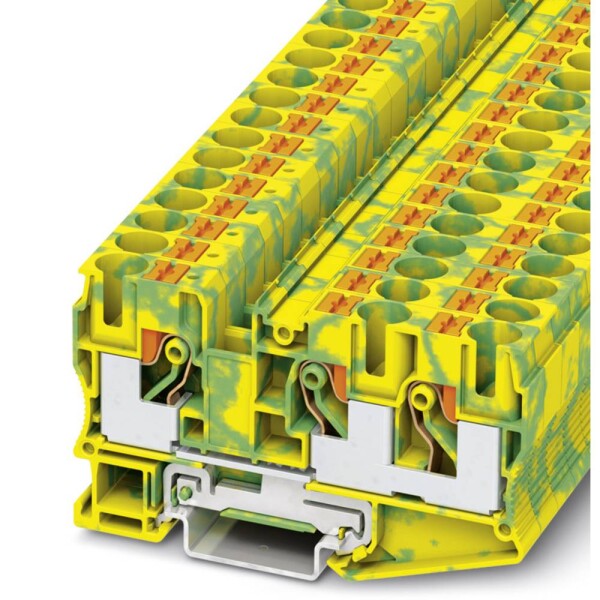 Ground modular terminal block PT 10-TWIN-PE 3208745 Phoenix Contact; 3208745