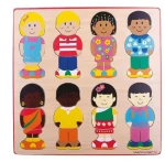 Bigjigs Toys Vkladacie puzzle kamaráti