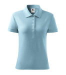 Bavlnené dámske polo tričko sky blue M