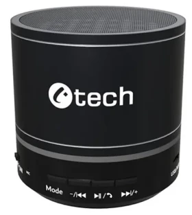 C-tech SPK-08B čierna / Prenosný reproduktor / 3 W / BT 5.0 (8595729901629)
