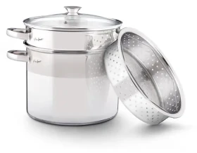 Lamart LT1067 / Hrniec na cestoviny s cedidlom / nerez / 6 l / O22 cm (42001884)