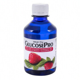 GLUCOSE Pro nápoj pre glukózový tolerančný test malina 250 ml