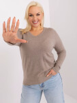 PM SW PM 3007+1 jumper.18 tmavá lila XL/XXL