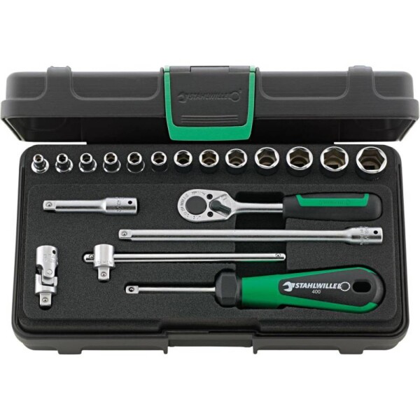 Stahlwille 40/13/6 KN súprava nástrčných kľúčov, 1/4 (6,3 mm), 96011124; 96011124