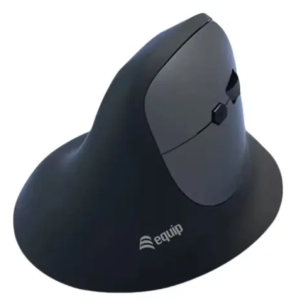 Equip 245120 čierna / Ergonomická myš / 2.4GHz + Bluetooth / 6 tlačidiel / 1600 DPI / 500 mAh (245120)